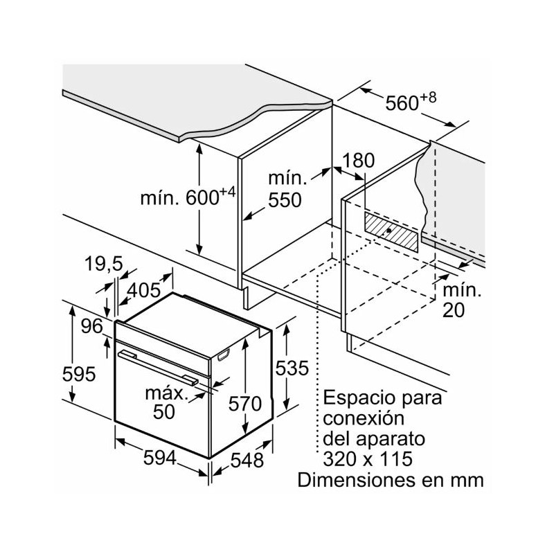 Horno MF pirolitico indep. Siemens...