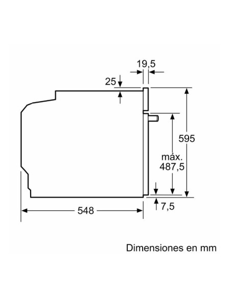 Horno MF pirolitico indep. Siemens HB574AER4