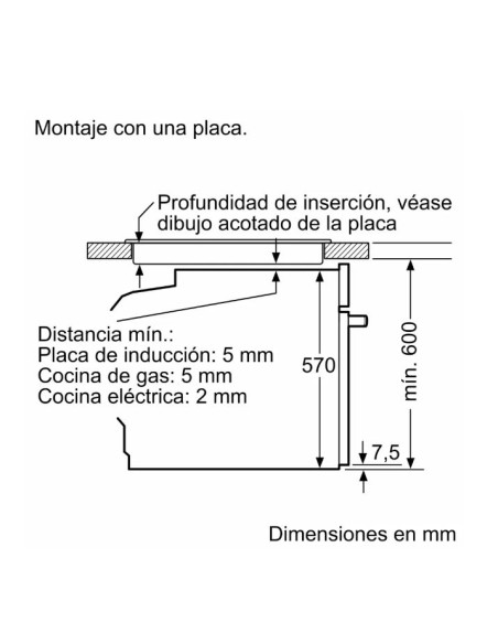 Horno MF pirolitico indep. Siemens HB574AER4