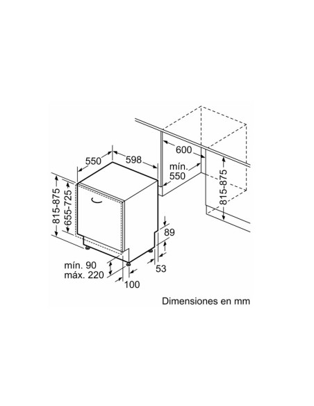 Lavavajillas 60 INT Siemens SN63HX03TE