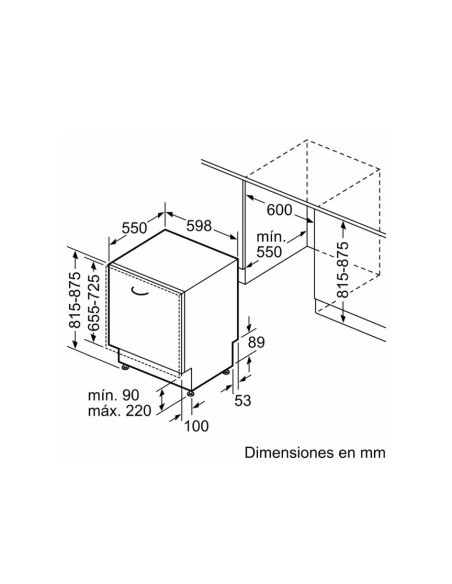 Lavavajillas 60 INT Siemens SN63HX16CE