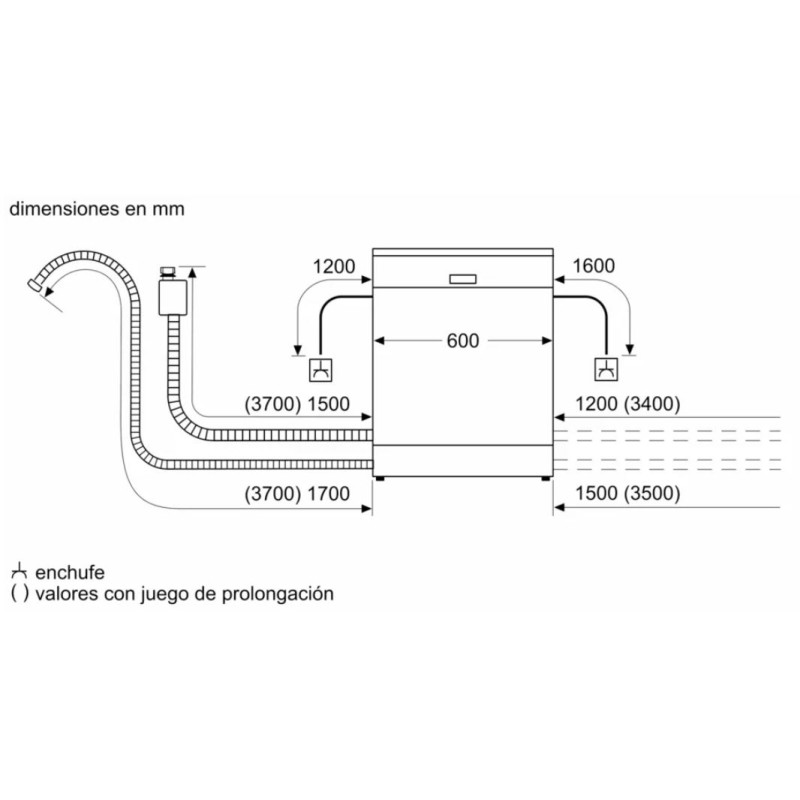 Lavavajillas 60 INT Siemens SN73HX03VE Lavavajillas 60 INT Siemens SN73HX03VE