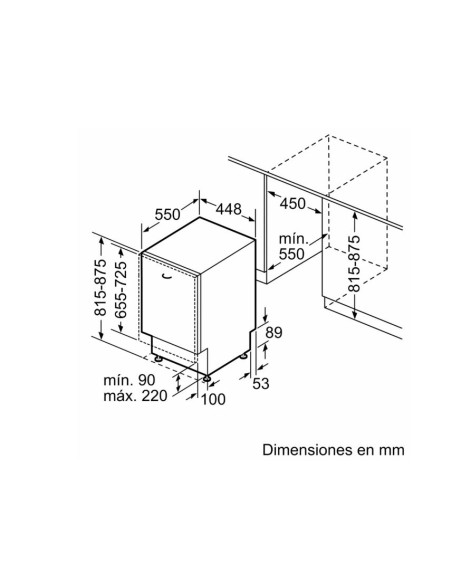 Lavavajillas 45 INT Siemens SR63EX25KE
