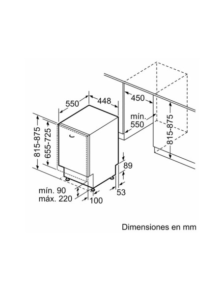 Lavavajillas 45 INT Siemens SR65EX09ME