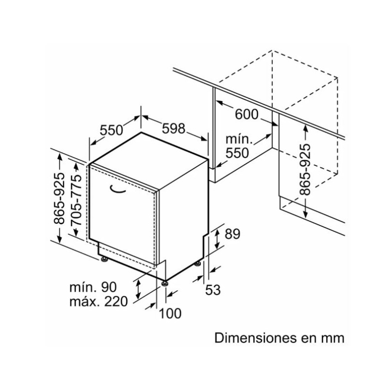 Lavavajillas 60 INT Siemens SX63HX16CE Lavavajillas 60 INT Siemens SX63HX16CE
