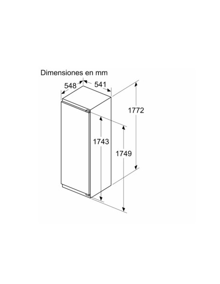 Frigorifico 1puerta INT Bosch KIL82VFE0