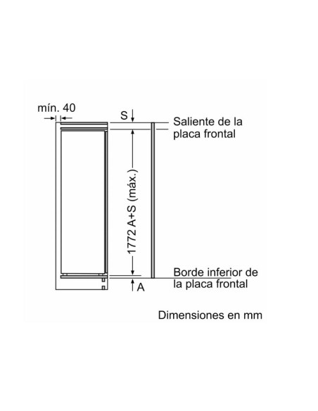 Frigorifico 1puerta INT Bosch KIL82VFE0