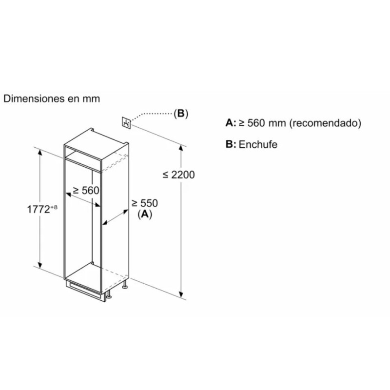 Combi NF INT Bosch KIN86VSE0, Like