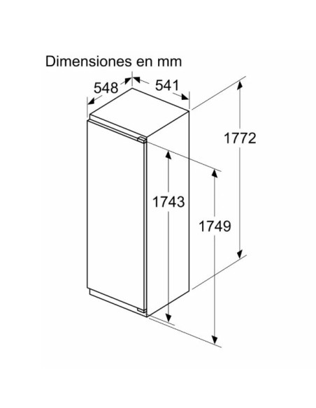 Frigorifico 1puerta INT Bosch KIR81ADD0, Like