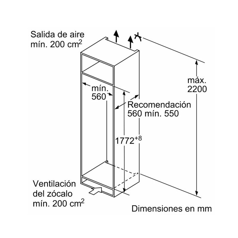 Frigorifico 1puerta INT Bosch... Frigorifico 1puerta INT Bosch...