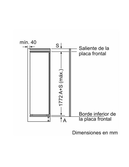 Frigorifico 1puerta INT Bosch KIR81ADD0, Like