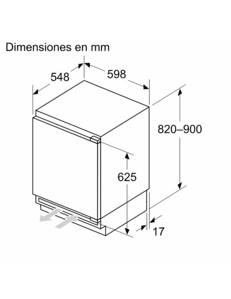 Frigorifico 1puerta INT Bosch KUL22VFD0