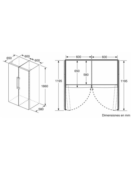 Frigorifico 1puerta Siemens KS36VVWEP