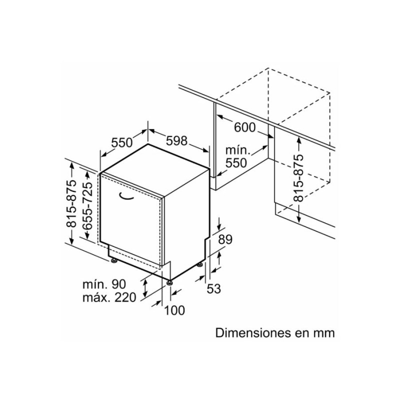 Lavavajillas 60 INT Bosch SMV4EVX04E Lavavajillas 60 INT Bosch SMV4EVX04E