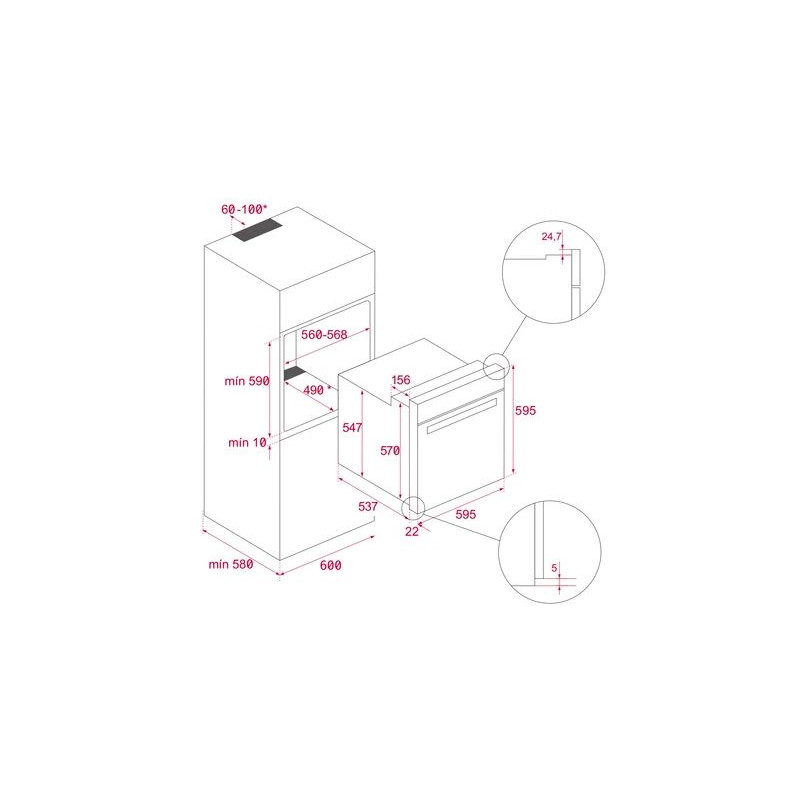 Horno MF indep. Pirolitico Teka...