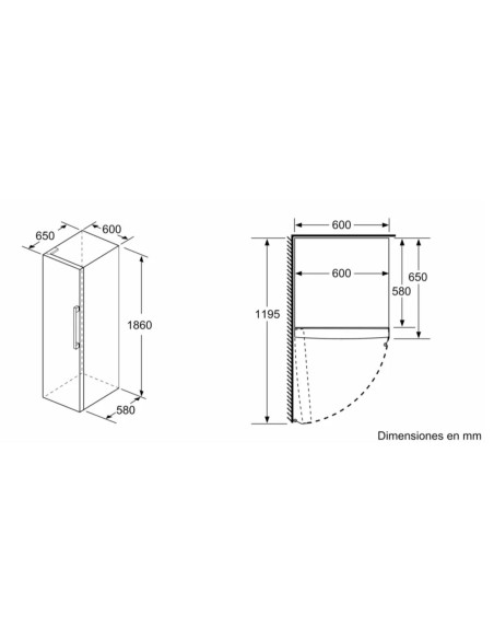 Frigorifico 1puerta Siemens KS36VVXDP