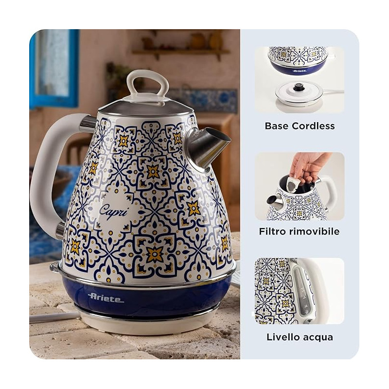 HERVIDOR ARIETE 2869CAPRI HERVIDOR ARIETE 2869CAPRI