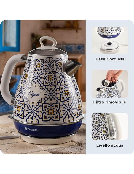 HERVIDOR ARIETE 2869CAPRI