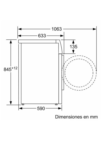 Lavadora Balay 3TS385B
