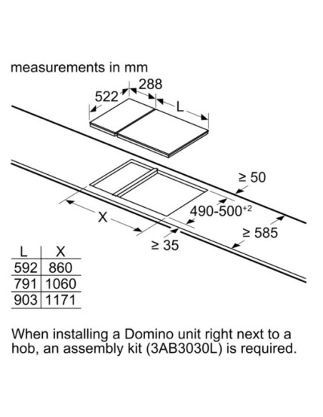 Vitroceramica modular Balay 3EB731LQ