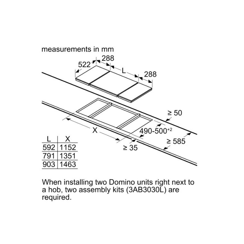 Vitroceramica modular Balay 3EB731LQ Vitroceramica modular Balay 3EB731LQ