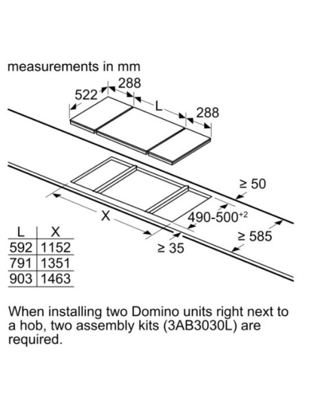 Vitroceramica modular Balay 3EB731LQ