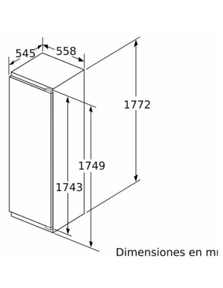 Congelador vertical NF INT Bosch GIN81VEE0, Like