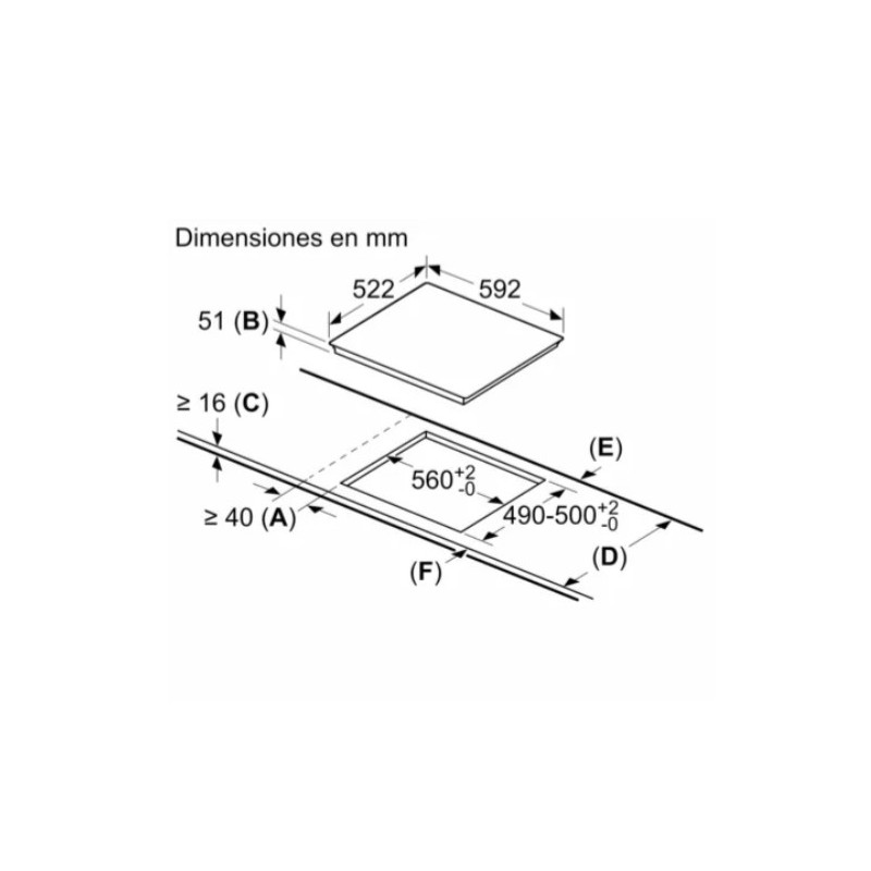 Vitroceramica induccion indep. Bosch...
