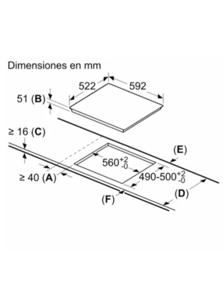 Vitroceramica induccion indep. Bosch PIE611BB5E