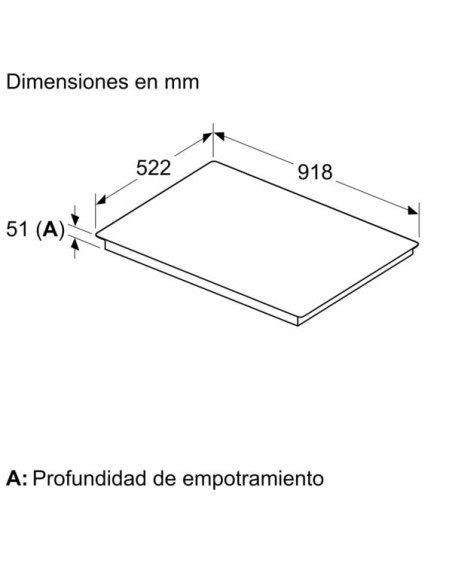 Vitroceramica induccion indep. Bosch PIV931HC1E
