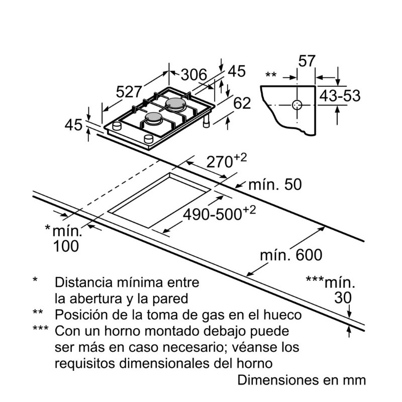 Vitroceramica modular indep. Bosch...