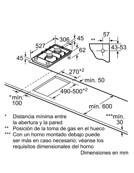 Vitroceramica modular indep. Bosch PRB3A6I40