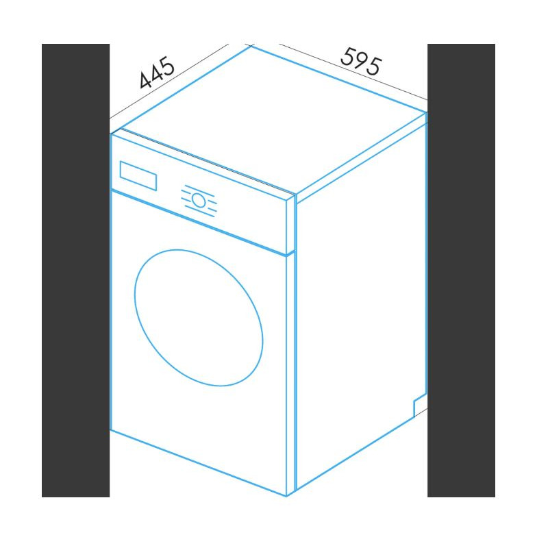Lavadora frontal Edesa EWF7201X Lavadora frontal Edesa EWF7201X