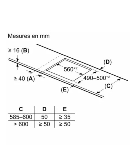 Vitroceramica induccion indep. Siemens ED61AHSC1E