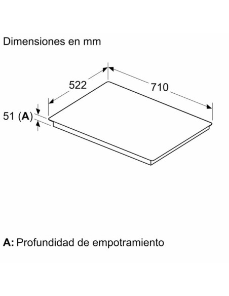 Vitroceramica induccion indep. Siemens ED751HSC1E