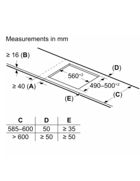 Vitroceramica induccion indep. Siemens EX651HEC1E, Top