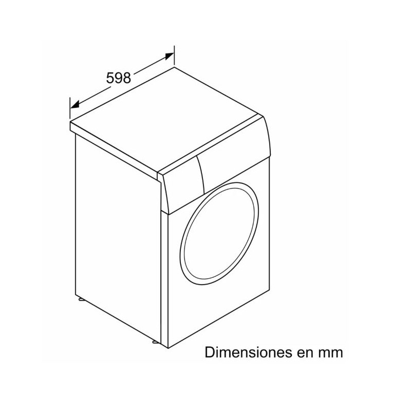 Lavadora frontal Siemens WG56G2Z1ES Lavadora frontal Siemens WG56G2Z1ES