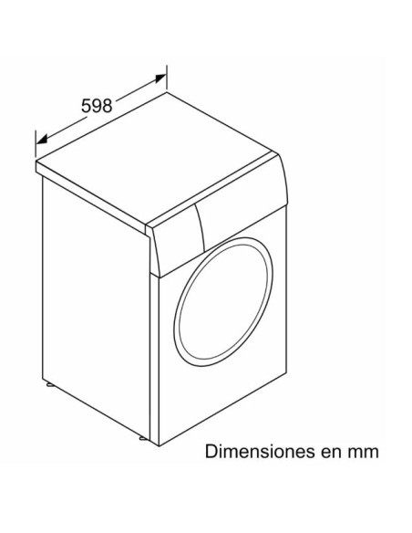 Lavadora frontal Siemens WG56G2Z1ES