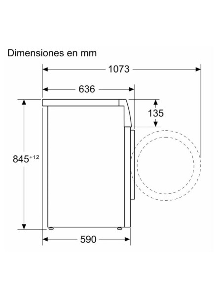 Lavadora frontal Siemens WG56G2Z1ES