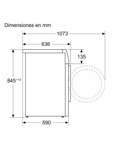 Lavadora frontal Siemens...