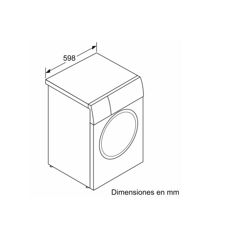 Lavadora frontal Siemens WG56G2ZAES Lavadora frontal Siemens WG56G2ZAES