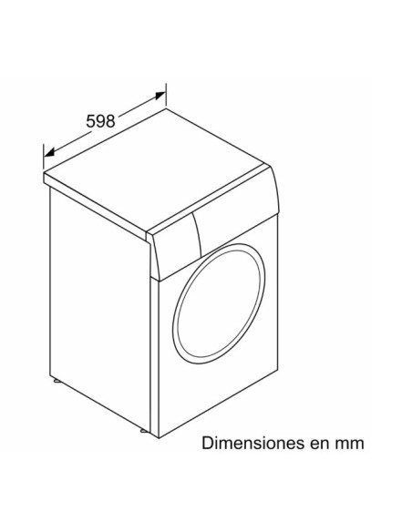 Lavadora carga frontal Bosch WGG256Z1ES