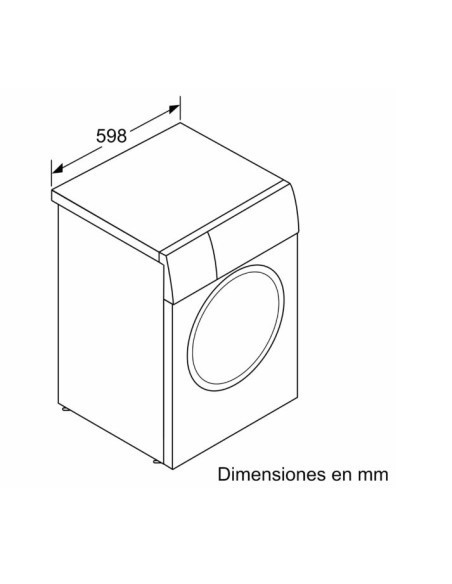 Lavadora carga frontal Bosch WGG256ZAES