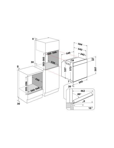 Horno MF Whirlpool WOI4S8HM1SXA
