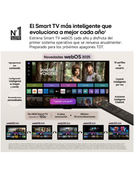 TV OLED LG OLED65C54LA, 65