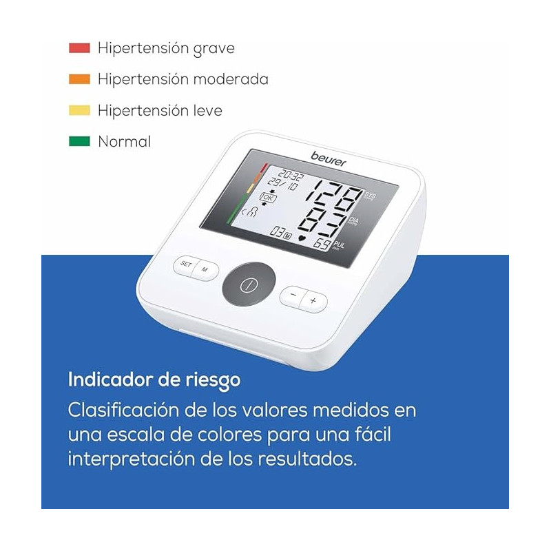 TENSIOMETRO BRAZO BEURER BM27LEBF22