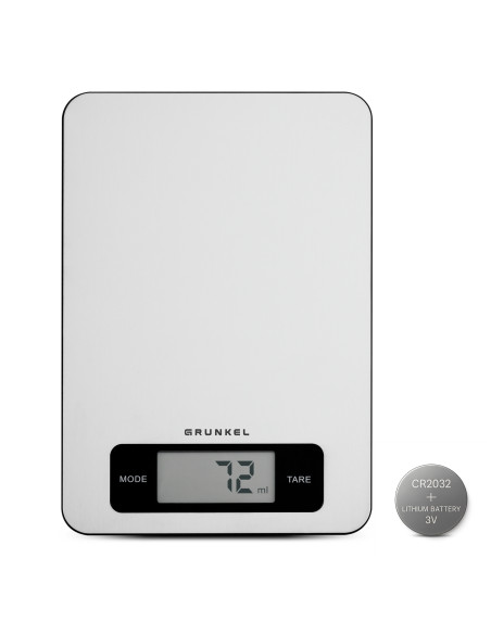 BASCULA DE COCINA INOX GRUNKEL BCCOOKXT