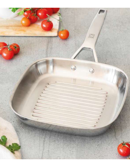 Sarten Grill Bra inoxidable A771301 Signature 28 cm