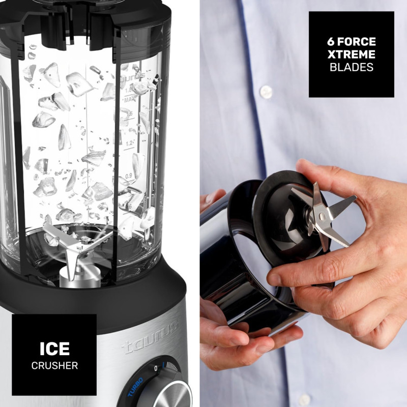 Batidora vaso Taurus Prior Inox 1800... Batidora vaso Taurus Prior Inox 1800...