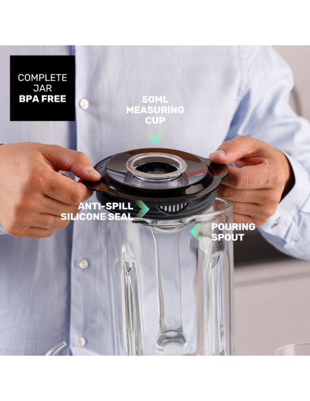 Batidora vaso Taurus Prior Inox 1800 Advance